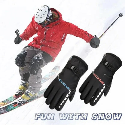 Waterproof Anti-Slip Winter Cycling Gloves - Outdoor Sports & Motorcycle Riding