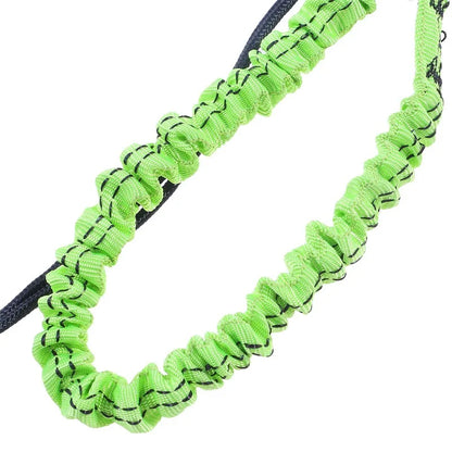 Anti-Fall Safety Lanyard with Carabiner Hook - Bungee Tether Tool Rope for Climbing, Aerial Work & Working at Heights Accessories