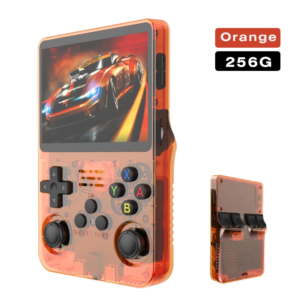 R36S Retro Handheld Game Console - 3.5'' IPS Screen - 64GB/128GB/256GB Storage - ARKOS 2.0 Portable Gaming System