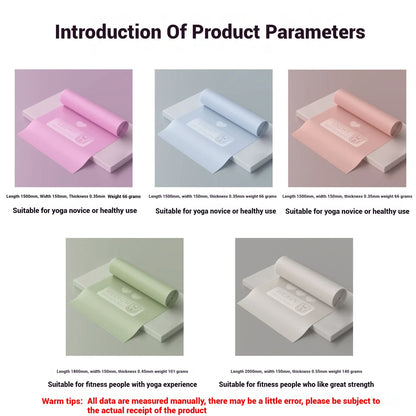 WOSWEIR Yoga Stretching Resistance Strap - Home Fitness & Latin Dance Stretch Band for Beginners