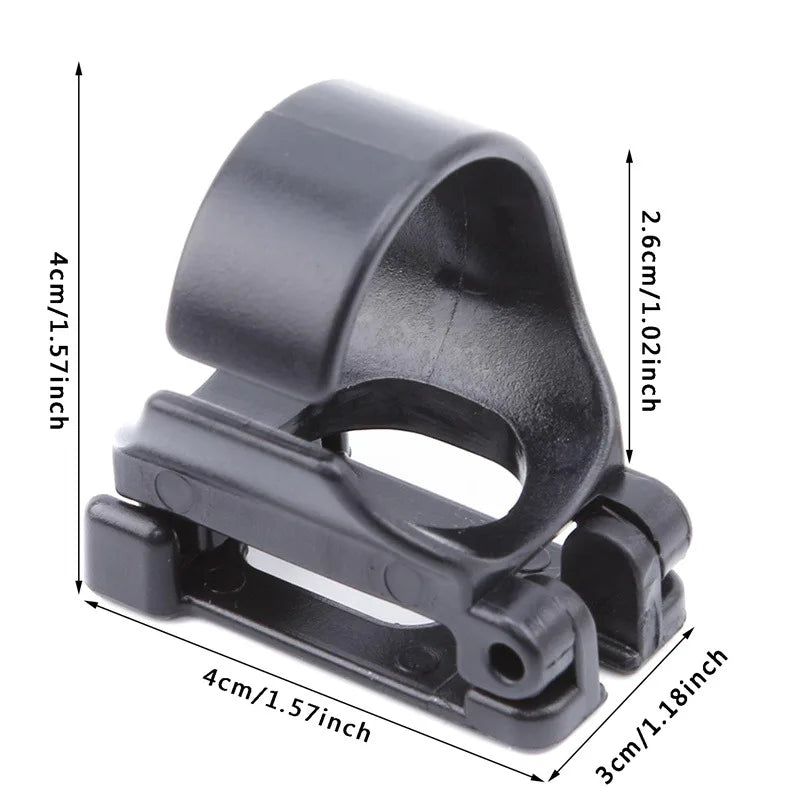 Silicone Snorkel Mask Clip - Plastic Keeper Holder Retainer for Scuba Diving Goggles and Tube Buckle