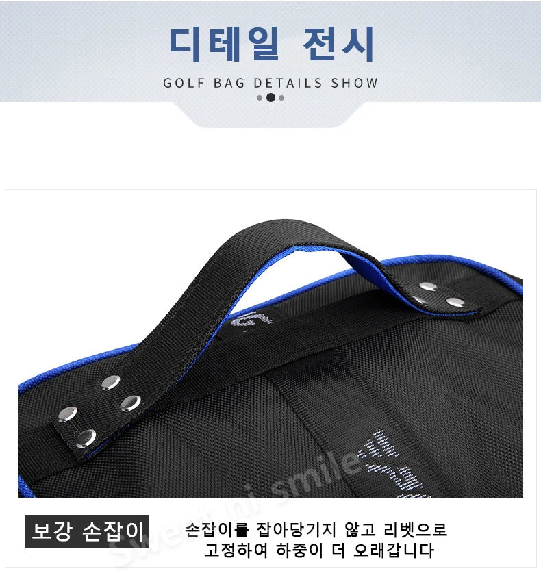 Golf Travel Bag with Wheels - Foldable Airline Golf Club Cover with Padded Straps for Air Travel