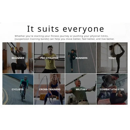 Suspension Training Strap System – Adjustable Full Body Resistance Bands for Strength and Fitness