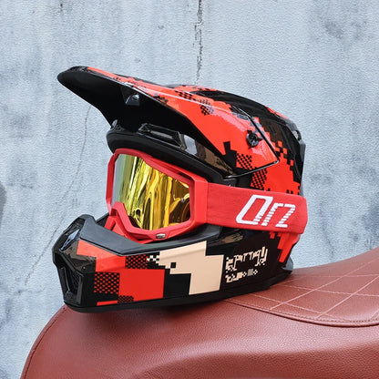 Full-Face Off-Road Motorcycle Helmet - Model 903 - Electric Vehicle Mountain Downhill - All-Season