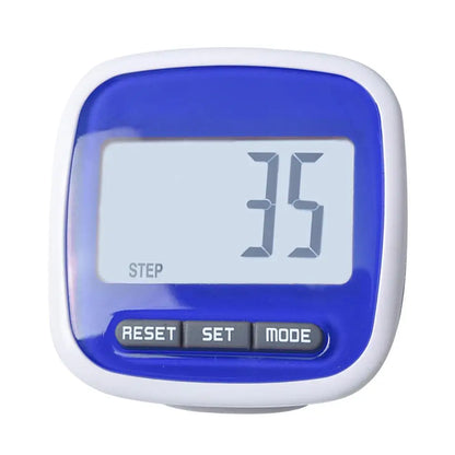 3D Pedometer with LCD Display - Walking & Running Step Counter with Clip