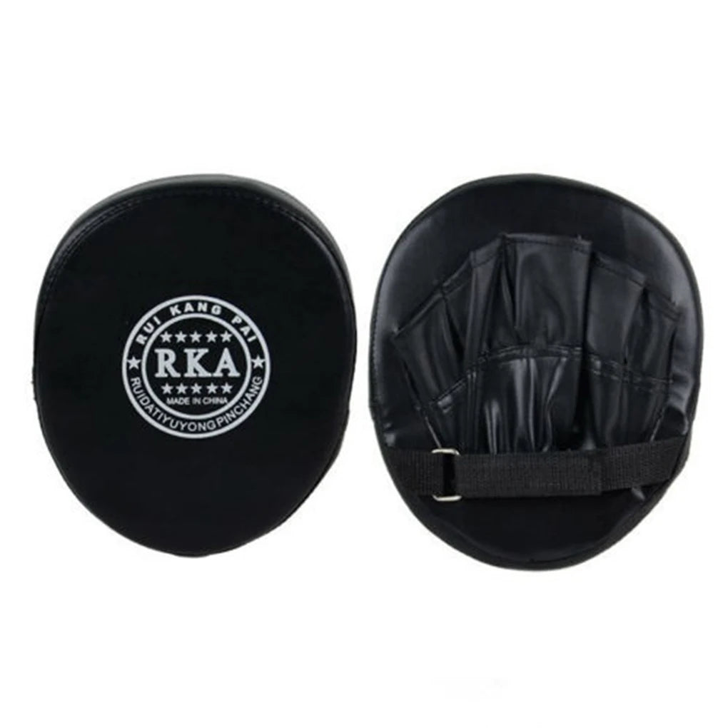 MMA Boxing Training Set - PU Leather Safety Gloves & Head Gear Protector for Adults & Kids - Kickboxing Equipment