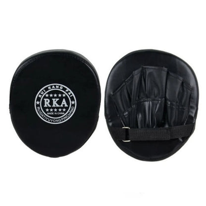 MMA Boxing Training Set - PU Leather Safety Gloves & Head Gear Protector for Adults & Kids - Kickboxing Equipment