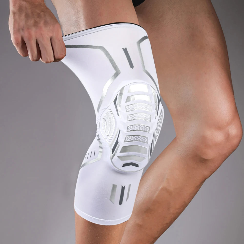 Compression Knee Brace - Shockproof Support Sleeve for Running, Arthritis & Joint Pain Relief (Men & Women)