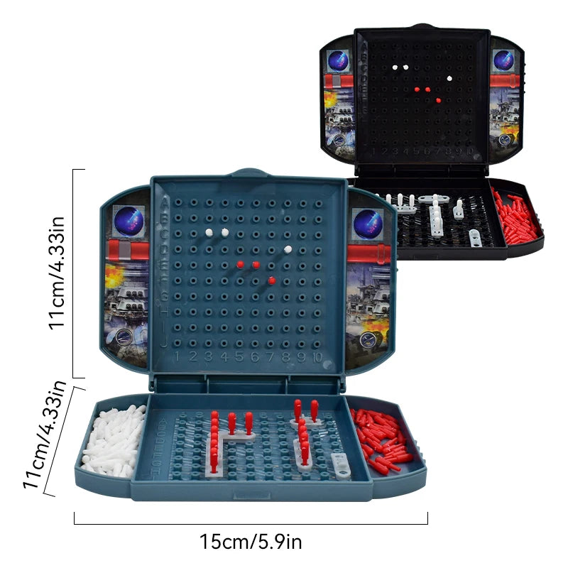 Warship Sea Ship Board Games Toys - Battleship Classic Naval Combat Strategy Table Game for Kids