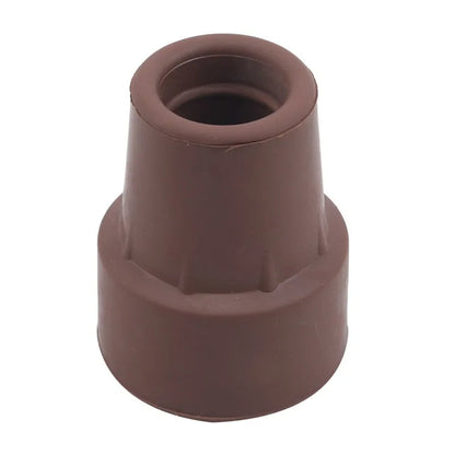 Heavy Duty Rubber Walking Stick Ferrule - Metal End Cap Cover for Canes, Crutches & Hiking Sticks (1-3 Pack)