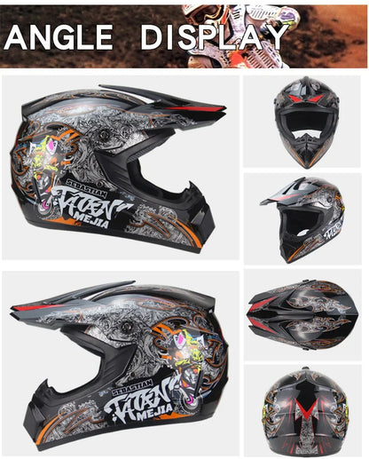 Full Face Motocross Helmet - Off-Road Downhill AM DH Cross Capacete - Free Shipping + 3 Free Gifts
