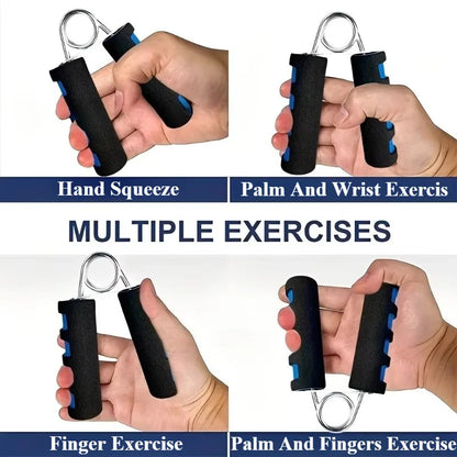 Type A Sponge Grip Spring Hand Finger Strength Trainer Power Exerciser Forearm Strengthener Carpal Expander Sport Muscle Wrist