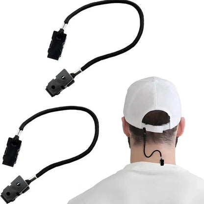Wind-Proof Hat Clip Retainer Set - 2-Pack for Golf, Fishing & Outdoor Sports