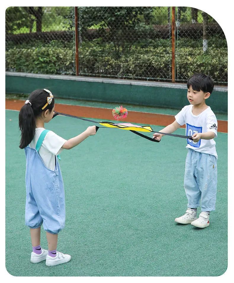 Two-Player Toss and Catch Ball Game - Parent-Child Interactive Outdoor Sensory Play Toy