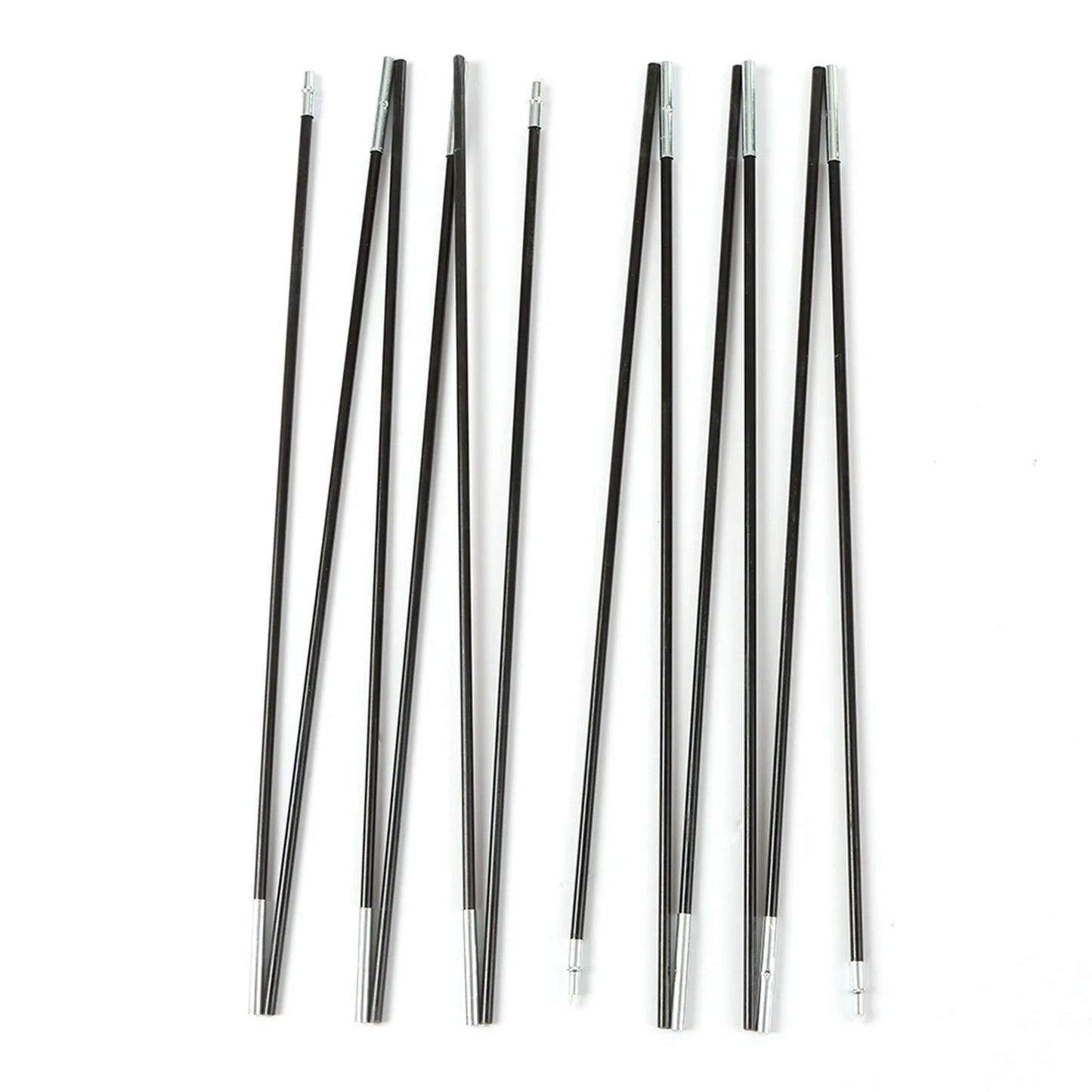 Glass Fiber Tent Arc Poles Replacement - 12-Piece Set (1 Pair) for Camping Tents (3.26m/3.4m/3.9m Options)