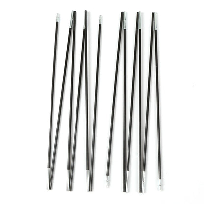 Glass Fiber Tent Arc Poles Replacement - 12-Piece Set (1 Pair) for Camping Tents (3.26m/3.4m/3.9m Options)