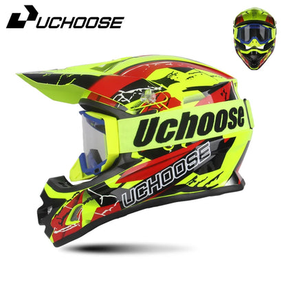 DOT Approved Motocross Helmet - Off-Road Racing Helmet for Men & Women (Downhill, Enduro, Cross)