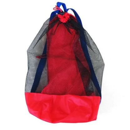 Foldable Mesh Beach Bag - Portable Waterproof Swimming Toy Storage Basket for Children