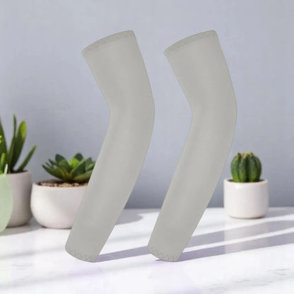 Children's Ice Silk Cooling Arm Sleeves - Quick-Dry UV Protection Cycling Arm Guards for Girls Outdoor Sports (1 Pair)