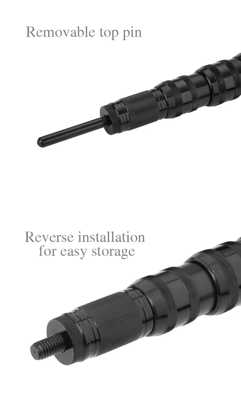 Ultralight Carbon Fiber Telescopic Tarp Pole - Adjustable Camping Tent Pole (2.4m-3m Lightweight)