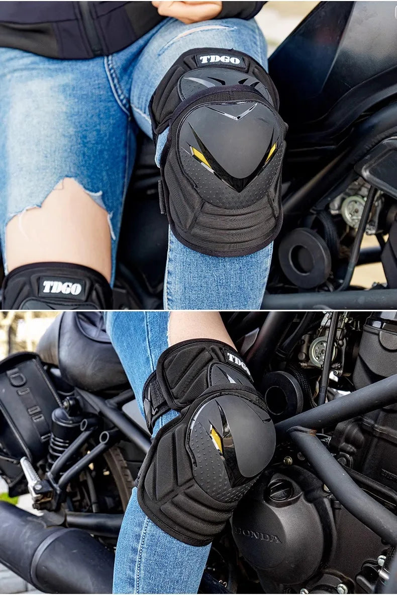 Professional Knee Pads for Adults - Multi-Sport Joint Protection for Motorcycle, MTB, Ski, Snowboard, Skateboard & Motocross