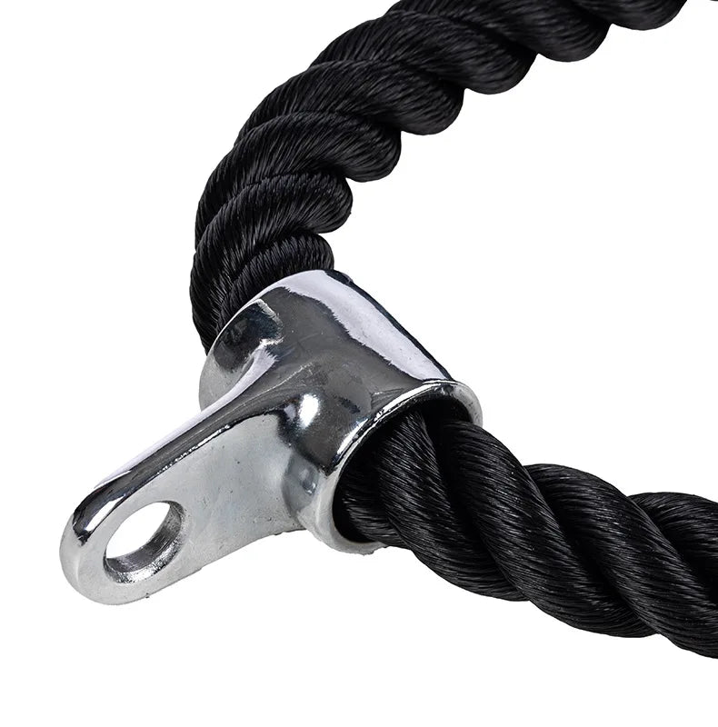 Multifunctional Triceps Rope - 70cm/90cm Cable Pulldown Machine Attachment for Home Gym - Full Body Strength Training for Biceps, Back & Muscle Exercise