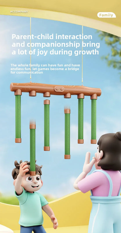 Reflex Challenge Catch Sticks Game - Falling Sticks Reaction Training Toy for Sensory Integration & Drop Catch Win