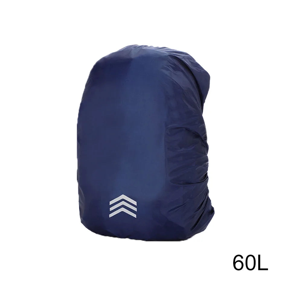 Waterproof Backpack Rain Cover - 25L-60L Nylon Outdoor Hiking Cycling Mountaineering Dust Cover for Men & Women
