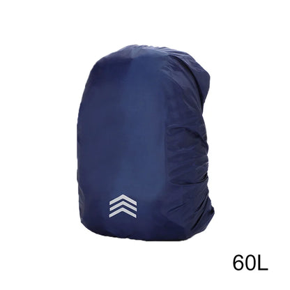 Waterproof Backpack Rain Cover - 25L-60L Nylon Outdoor Hiking Cycling Mountaineering Dust Cover for Men & Women
