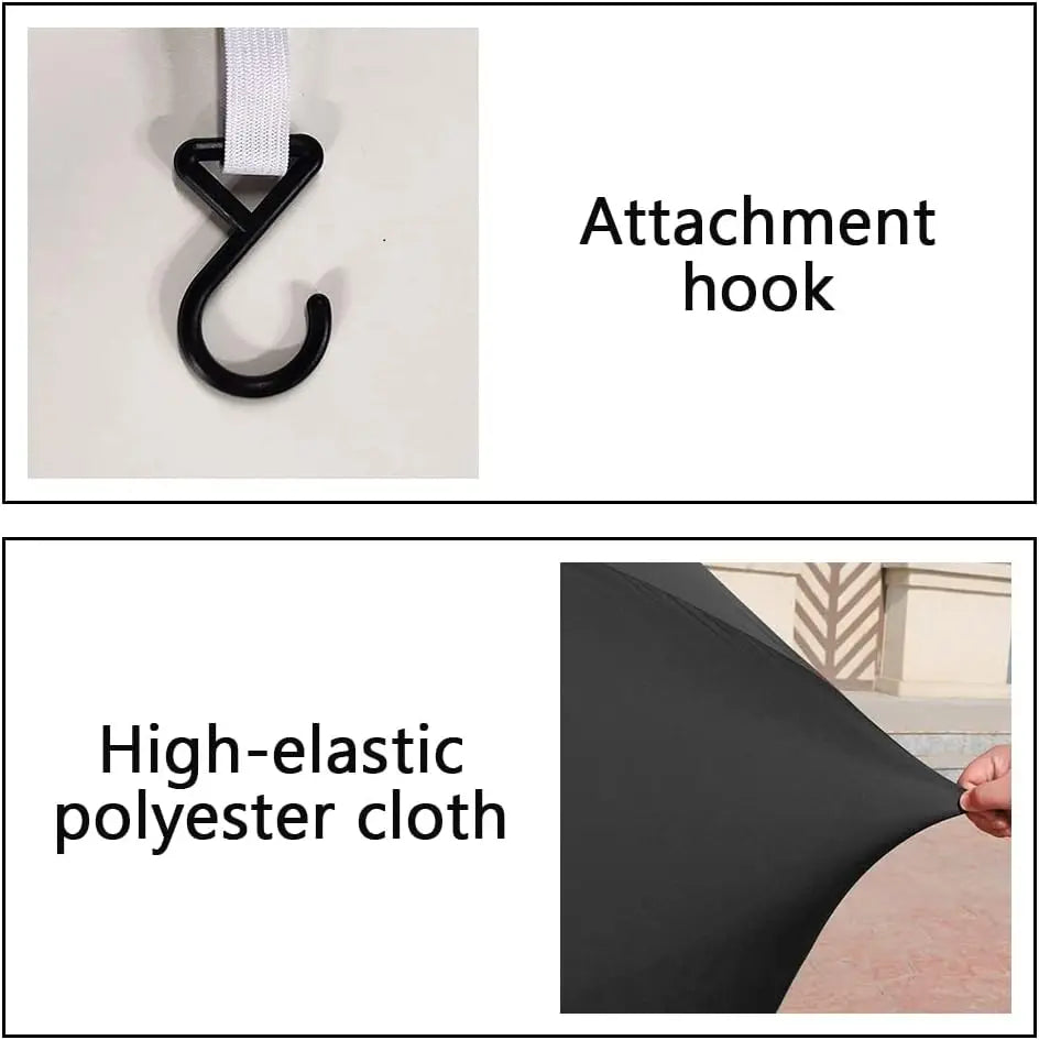 Universal Motorcycle Cover - Elastic Fabric with UV Protection for Indoor & Outdoor Use (M-4XL Sizes)