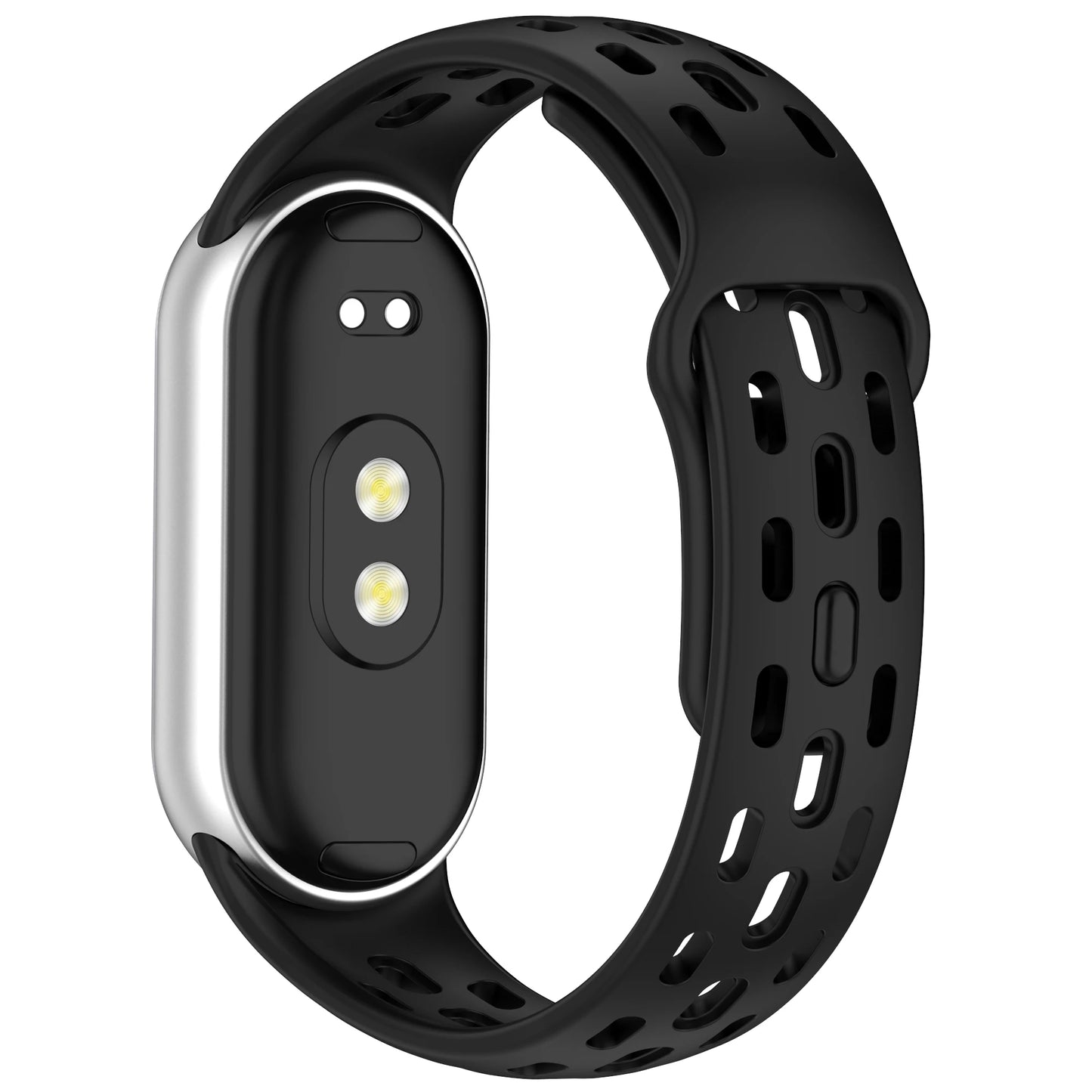 Sport Breathable Silicone Strap for Xiaomi Mi Band 10/9/8 - Replacement Wristband Bracelet Belt Accessory