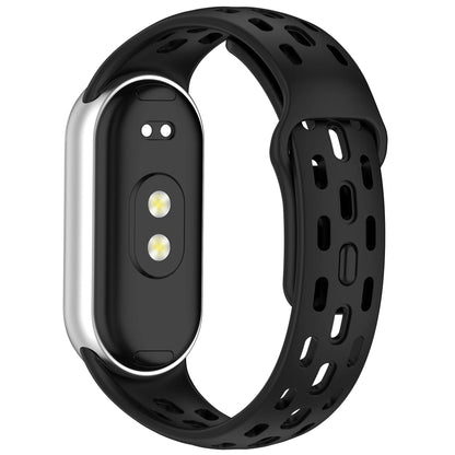Sport Breathable Silicone Strap for Xiaomi Mi Band 10/9/8 - Replacement Wristband Bracelet Belt Accessory