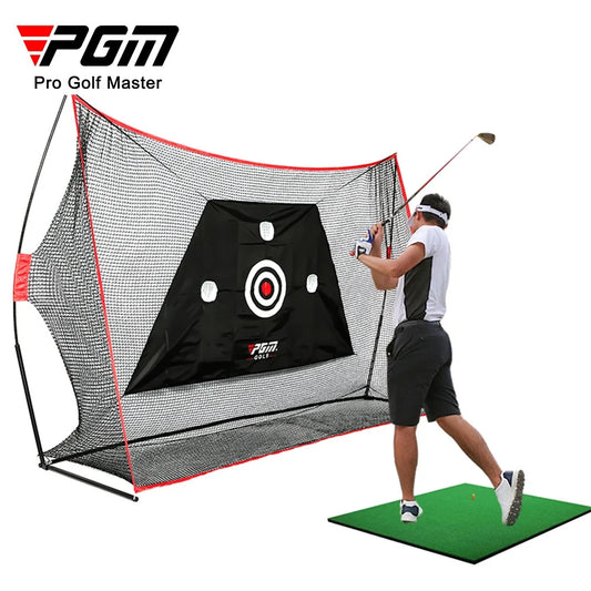 3M Golf Practice Net Set - Indoor/Outdoor Multi-Function Trainer for Swing, Chipping, and Cutting Practice