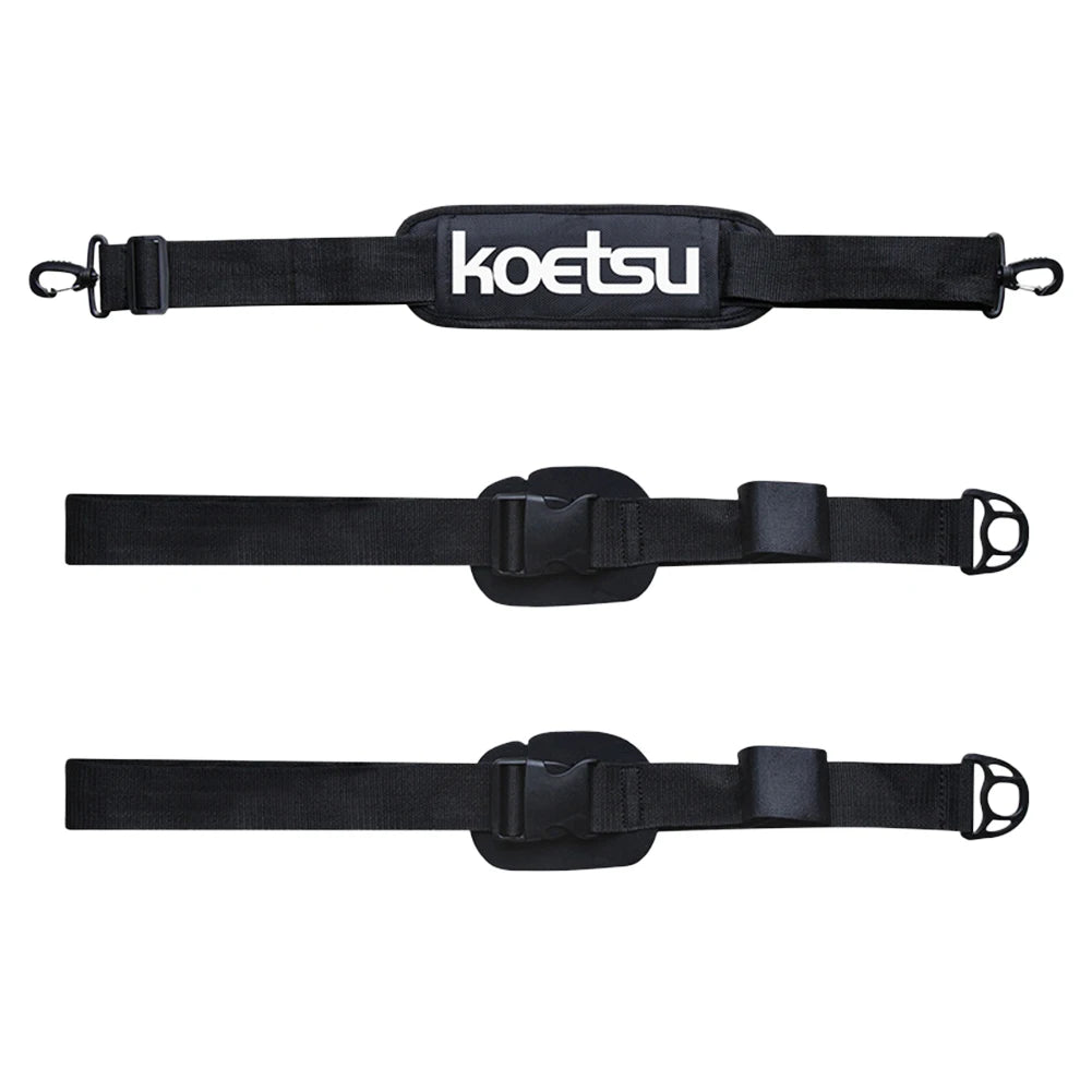 Adjustable Surfboard Shoulder Carry Strap - Stand Up Paddle Board Carrier Sling with Deck Bag