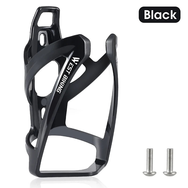 Ultralight Bicycle Water Bottle Cage - Colorful Gradient PC Plastic Holder for MTB & Road Bike - Universal Fit Bottle Bracket
