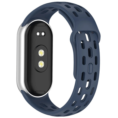 Sport Breathable Silicone Strap for Xiaomi Mi Band 10/9/8 - Replacement Wristband Bracelet Belt Accessory