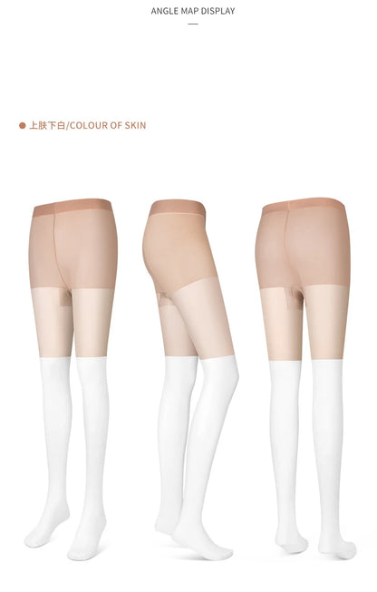 Women's Golf Sunscreen Leggings - Lightweight Breathable Sports Socks with Anti-Hook Silk Splicing WZ023
