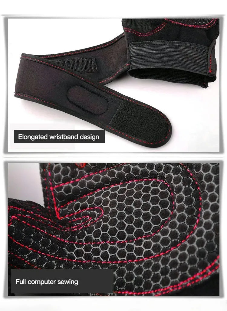 Half-Finger Performance Training Gloves with Wrist Support