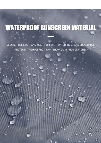 Kayak Protective Cover - Waterproof Dustproof UV-Resistant Storage Cover for Kayaks, Canoes, and Surfboards