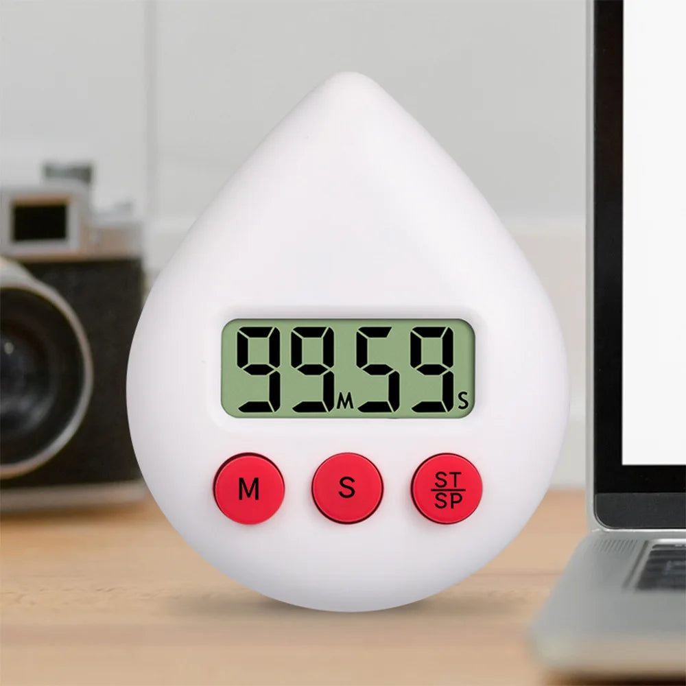 Mechanical Kitchen Timer - Countdown Alarm Clock for Cooking, Conference Rooms & Games