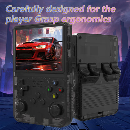 R36S Portable Handheld Game Console - 3.5" IPS Screen - 640x480 Resolution - 64GB Memory - Classic Games Preloaded