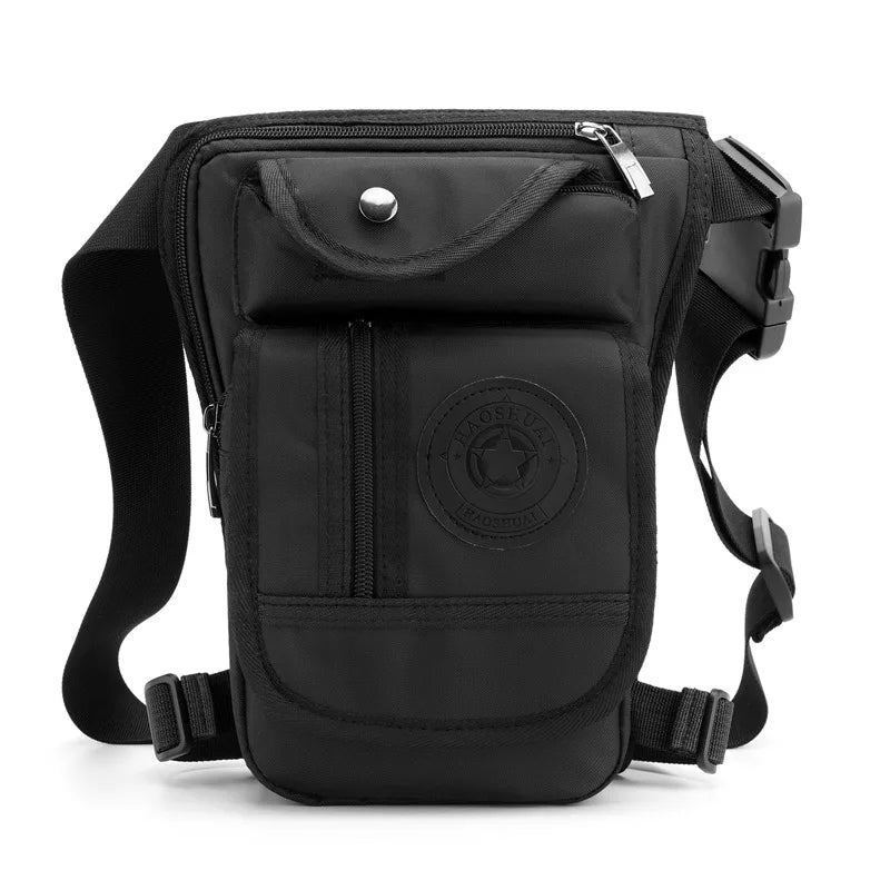 Large Capacity Canvas Nylon Drop Leg Waist Bag for Horse Riding - Portable Outdoor Equestrian Equipment