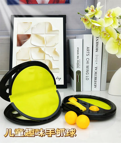 Interactive Catch Ball Game - Hand-Eye Coordination Training Toy for Adults & Kids, Indoor/Outdoor Sensory Sport Activity