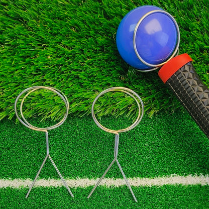 60mm Golf Ball Retriever Clip - 2-Pack Pickup Tool for Practice Training & Park Golf Accessories