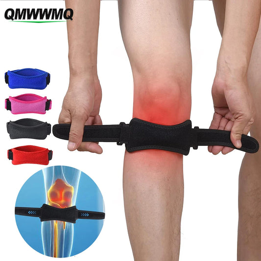 Adjustable Patella Knee Support Strap - Pain Relief for Running, Basketball & Sports