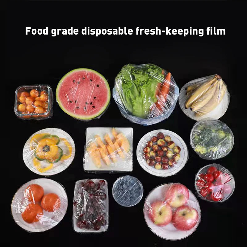 Elastic Food Storage Covers - Reusable Stretch Lids for Bowls & Plates, Durable Kitchen Food Saver Wraps