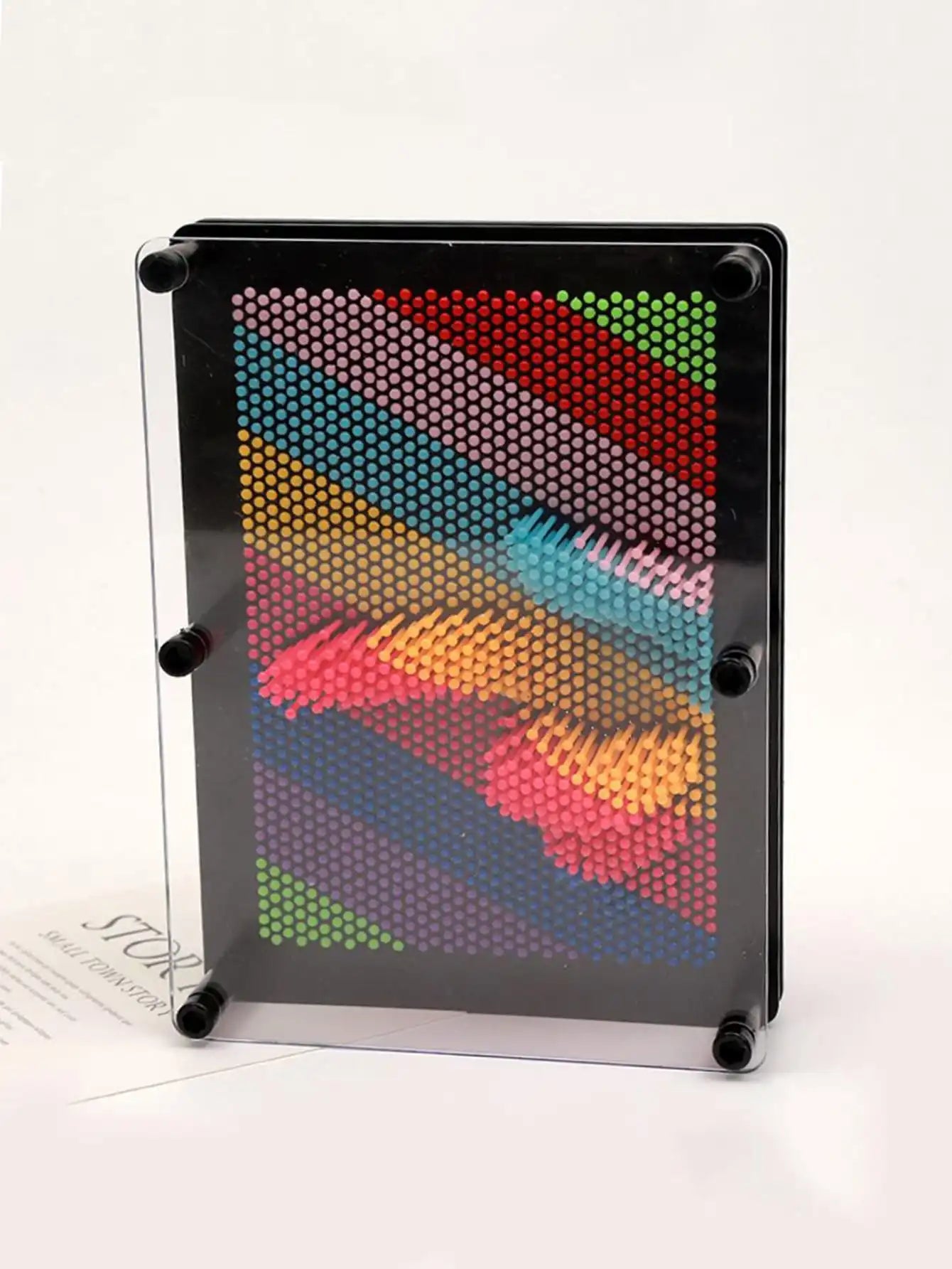 3D Pin Art Sculpture Board - Hand Clone Compression Toy for Kids - Creative Screen Insertion Pin Model for Painting and Illustration