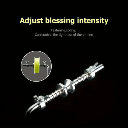 Aluminum Alloy Fishing Line Spooler - Single Piece Outdoor Reel Winding Tool