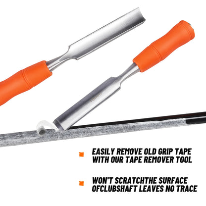 Golf Grip Tape Removal Tool - Tape Stripper & Replacement Repair Kit (1 Piece)