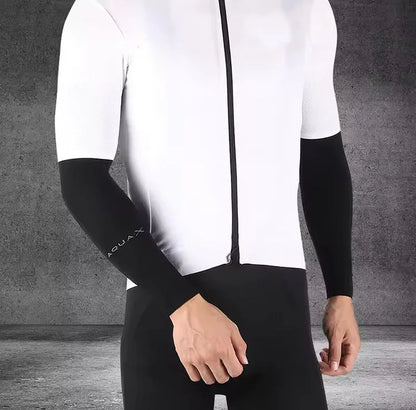 UV Protection Ice Silk Arm Sleeves - Men's Cooling Sports Arm Covers for Cycling, Running & Outdoor Fitness